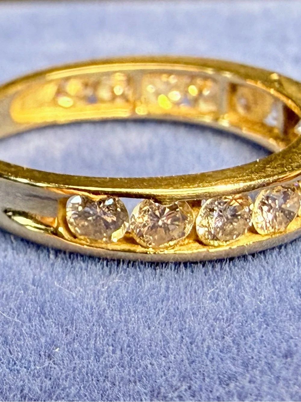 vtg 14k Diamond Eternity Band